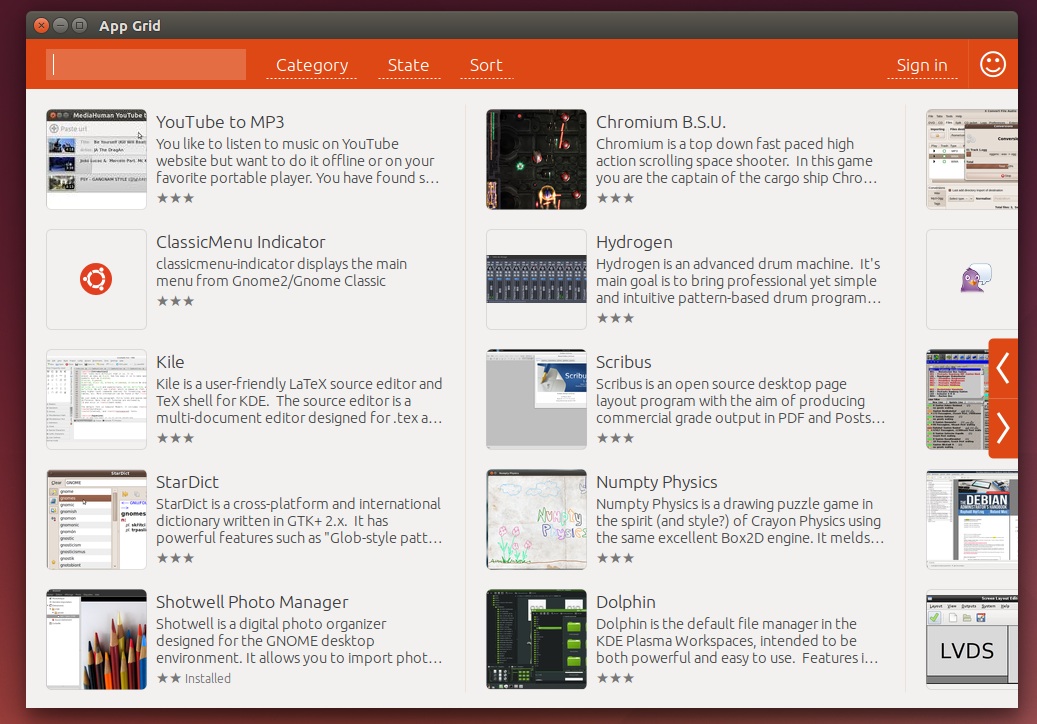    App Grid   