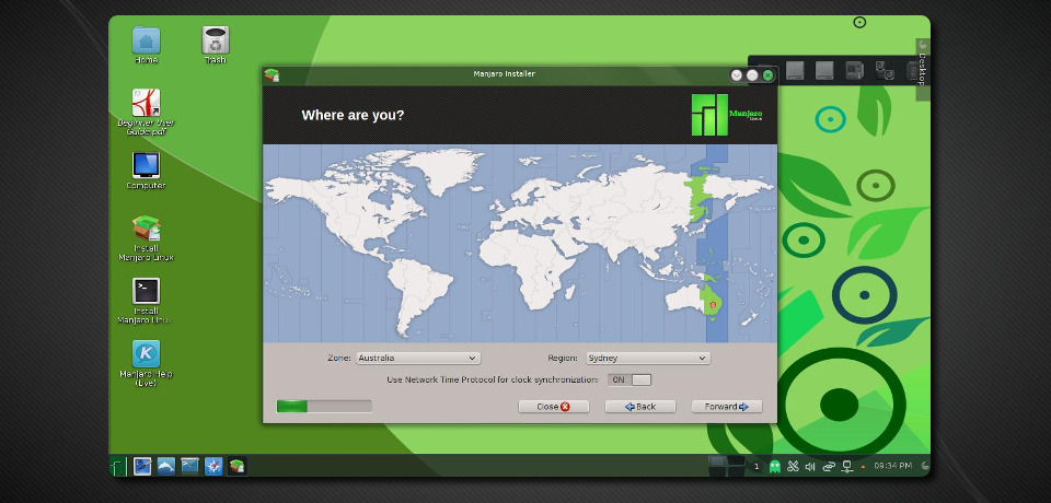 Комфортная установка Manjaro Linux с live-cd
