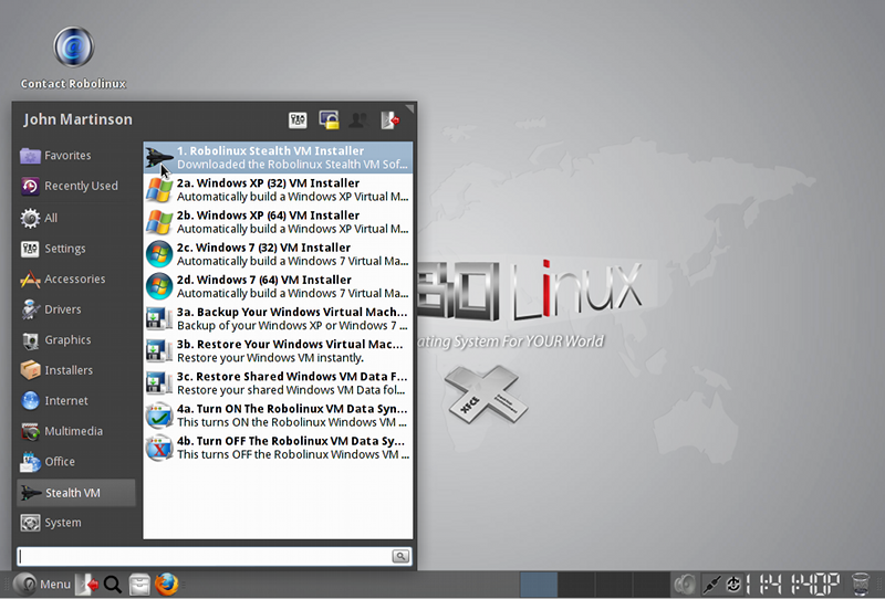 Robolinux desktop