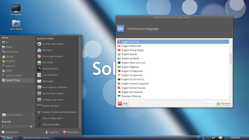 Установщик SolusOS