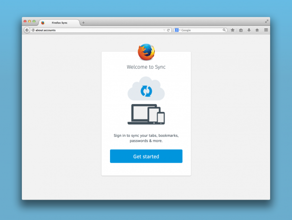 firefox sync  