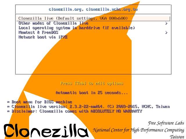 Clonezilla Live
