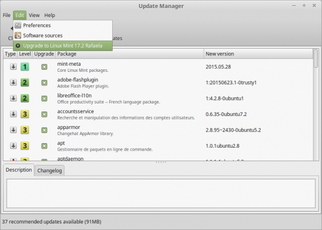 Linux Mint 17.2 "Rafaela"