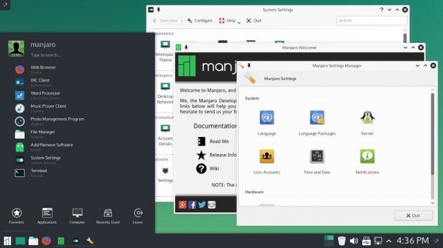 Manjaro Linux 0.8.12
