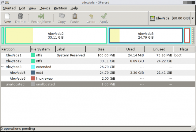 GParted Live 0.22.0-2